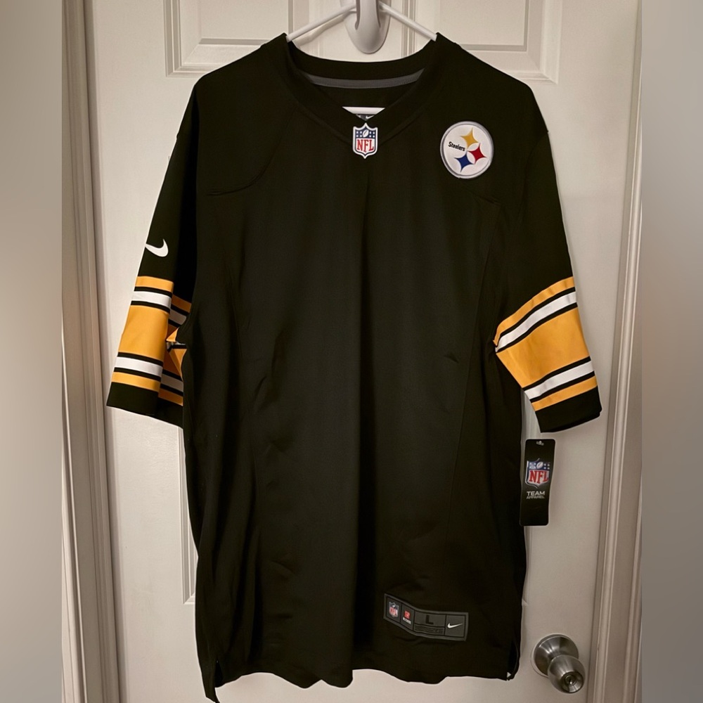NWT Nike Pittsburgh Steelers On-Field Women’s Jersey – Black (Size L) Blank